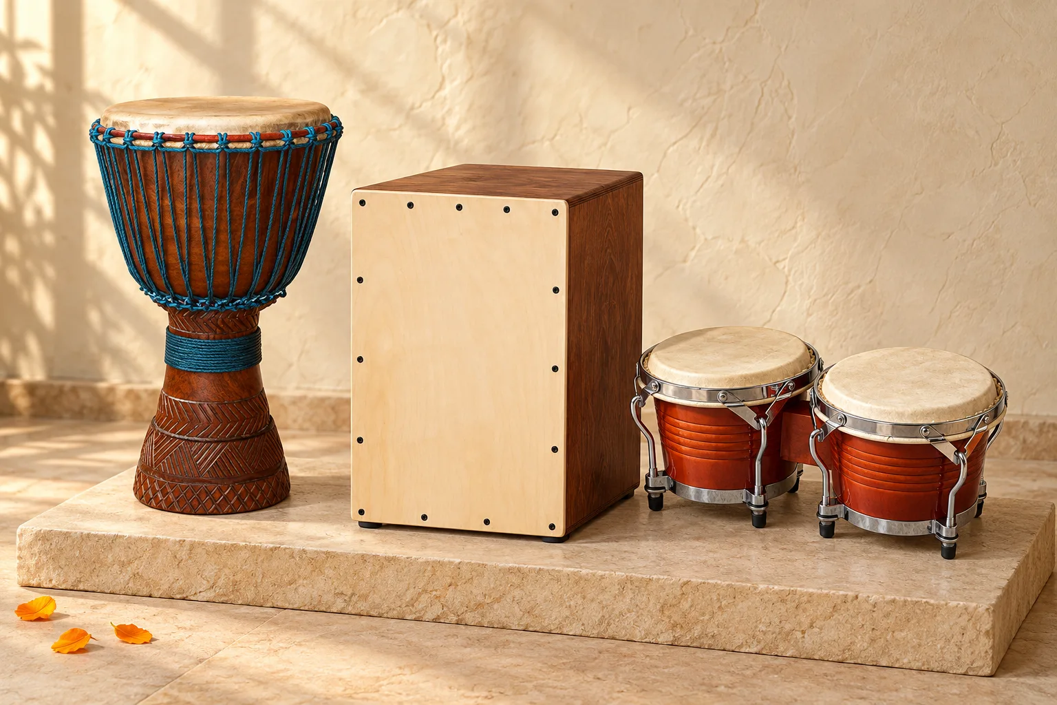 3-in-1 Cajon (Clap Box + Djembe + Bongo)
