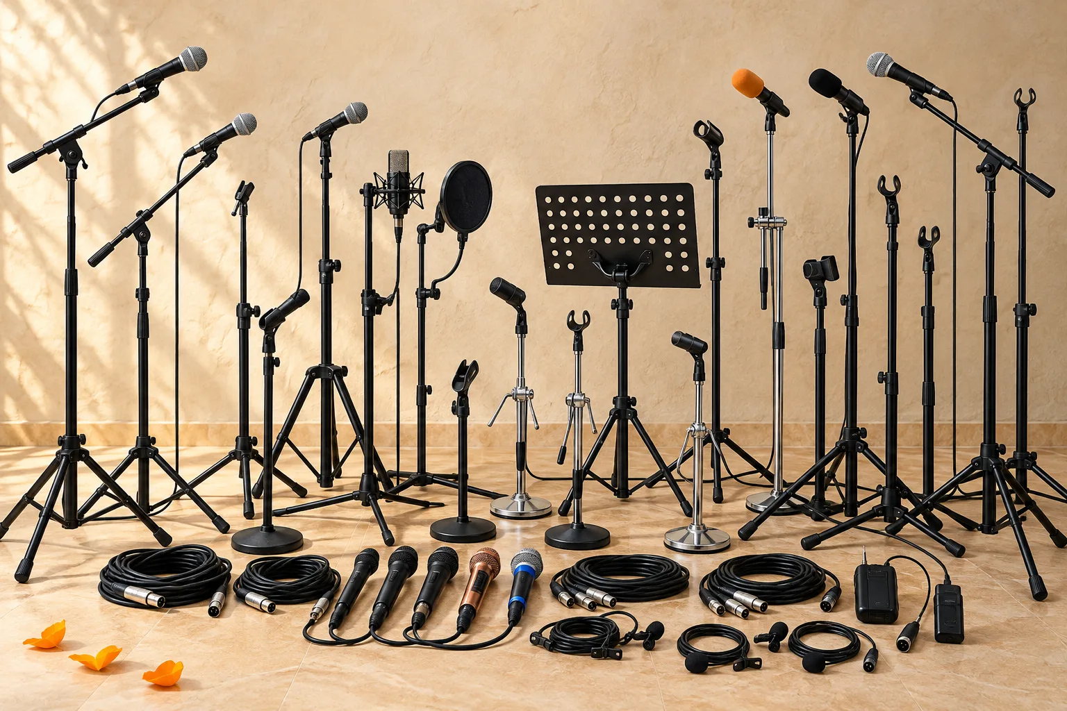 Mics with Stands / Collar Mics