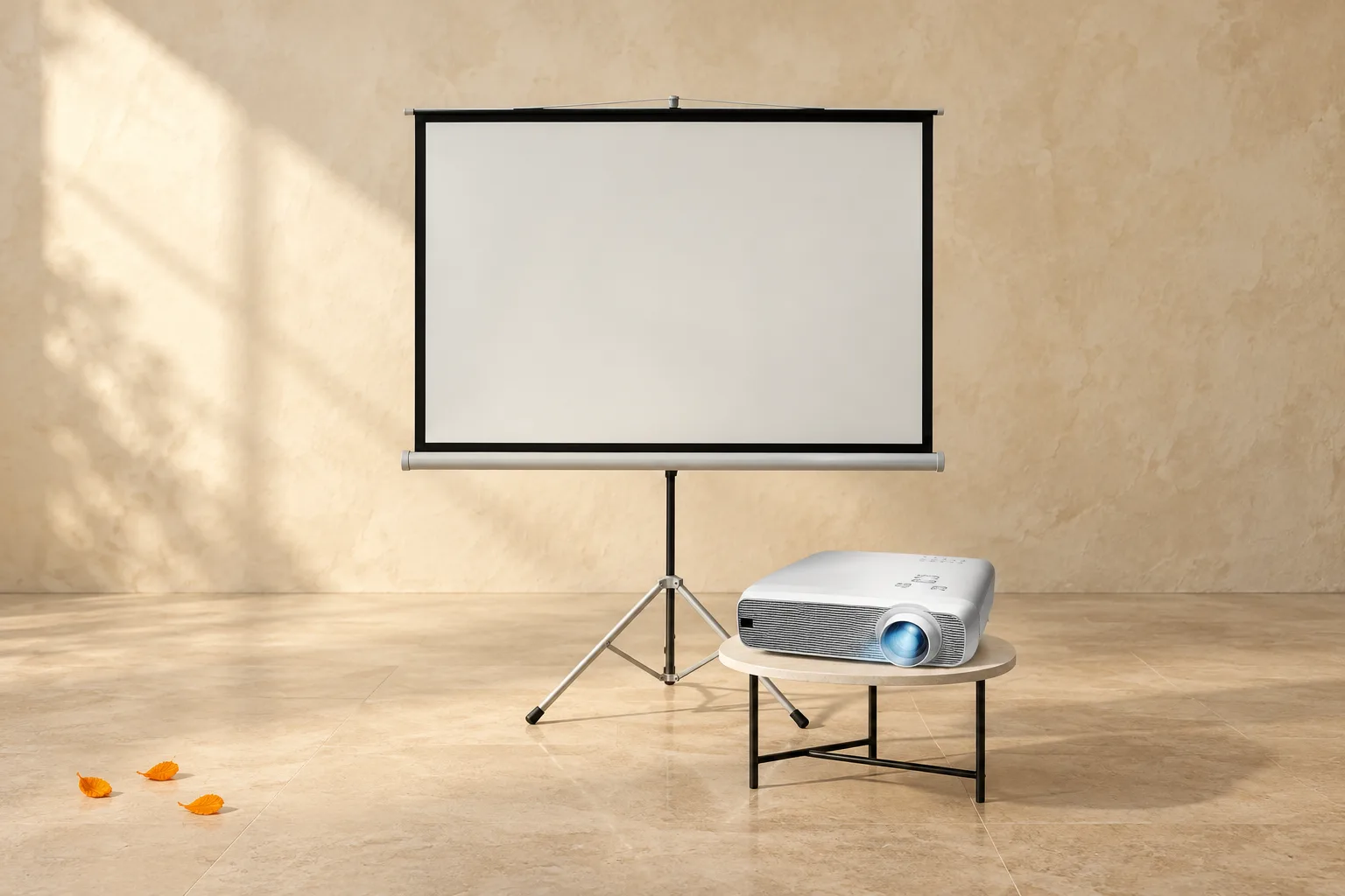 Projector + Screen (Panasonic or HD & 4K LED)