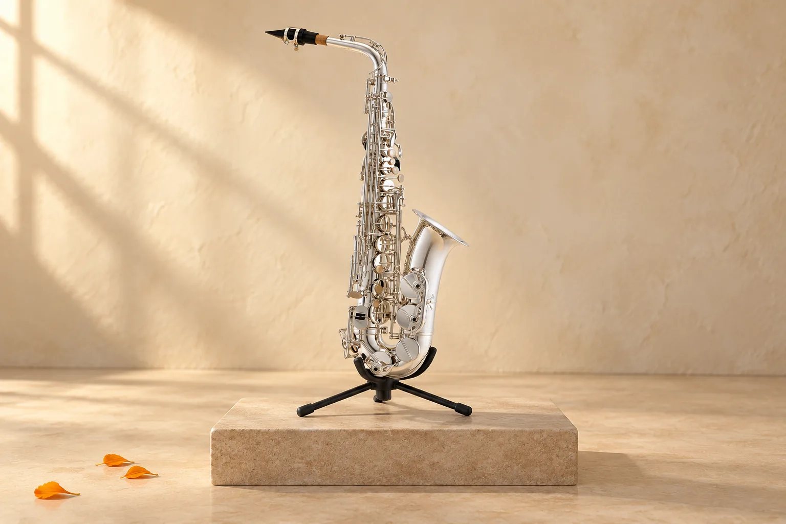Silver Saxophone (Photoshoot)