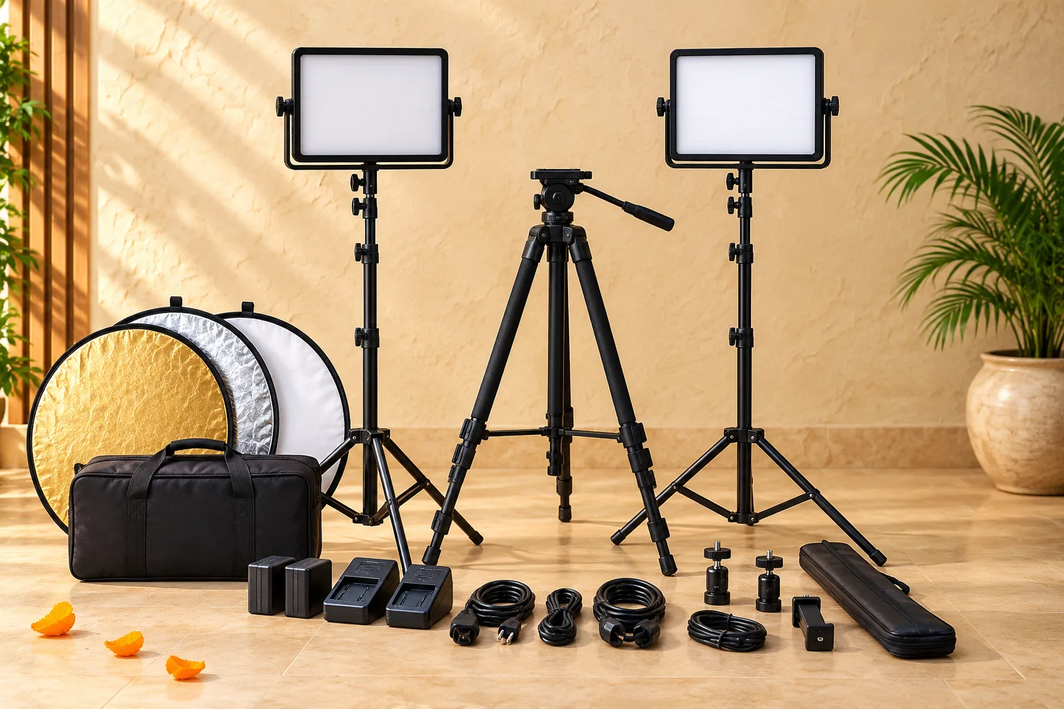 Tripod Stands & Video Lights